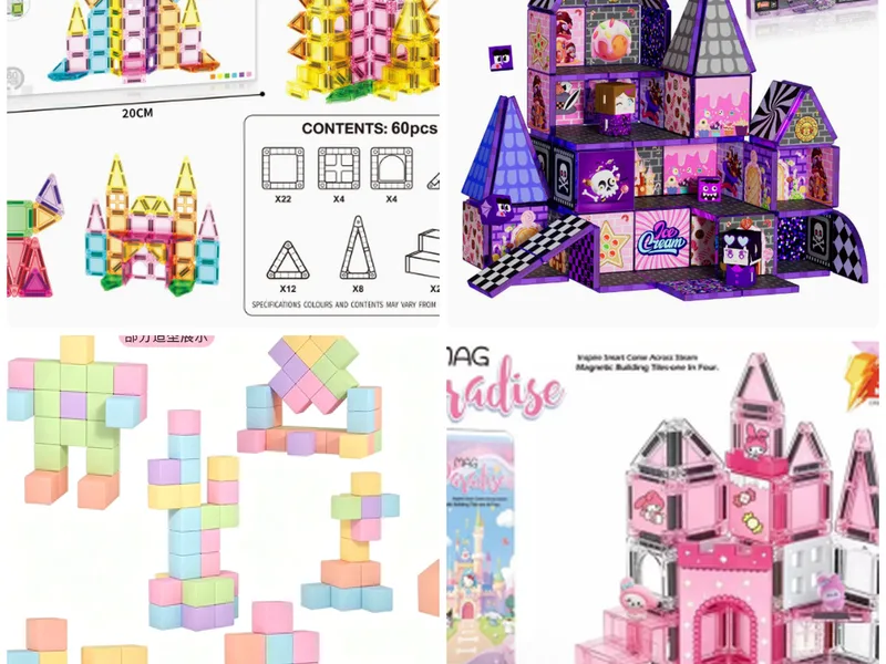Magnetic Building Tiles & Magnetic Cubes — Low MOQ Supplier