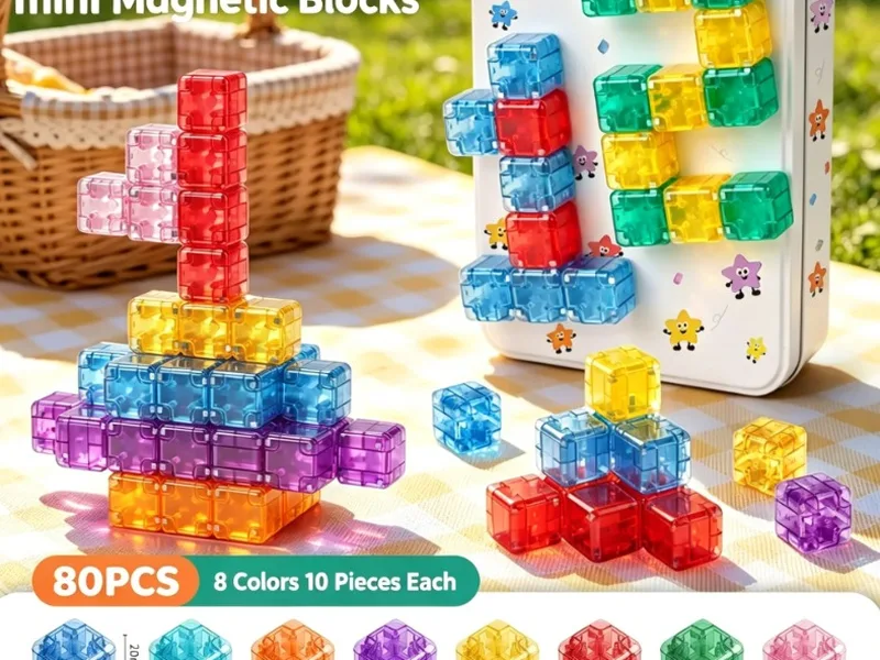 80pcs Magnetic Building Block Set