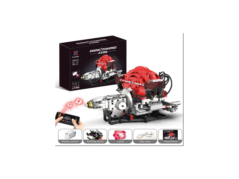 KXING Jet Turbine Engine 鈥?Aerospace Building Kit (K96100)