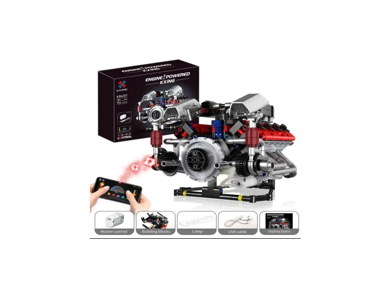 KXING V8 Engine Building Kit 鈥?Carbon Black Edition (K96197)
