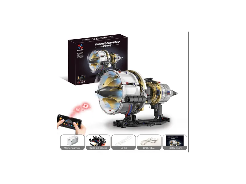 KXING V8 Engine Building Kit 鈥?Silver Pro Edition (K96199)