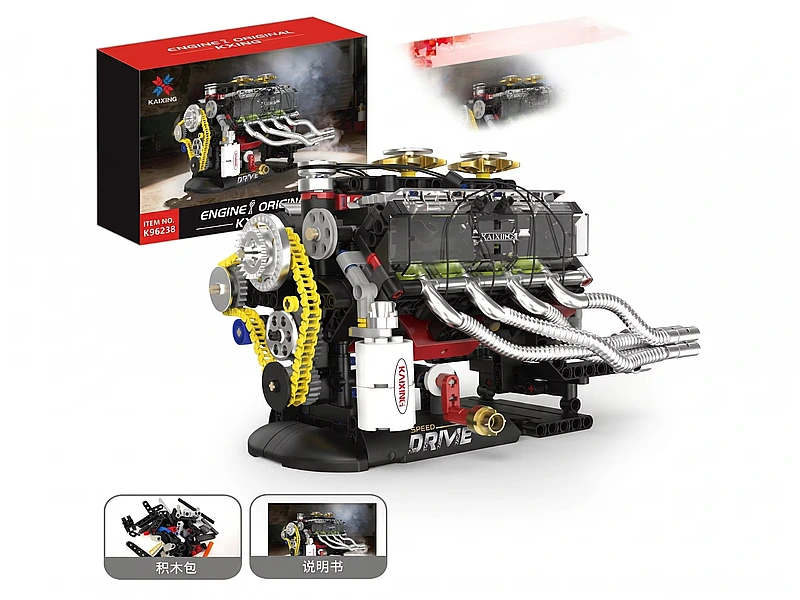 V8 Engine Building Block Model Kit 鈥?Speed Drive Edition
