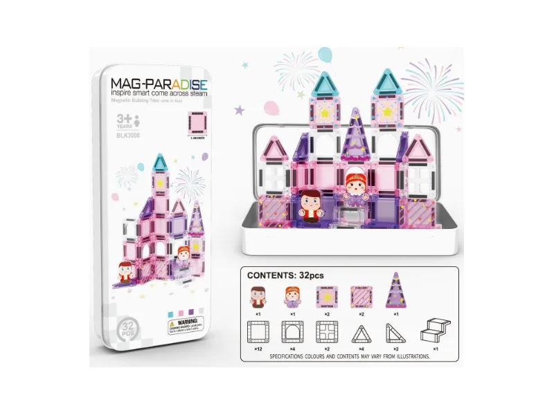 Mag Paradise 32PCS Fantasy Castle Tin Box Set