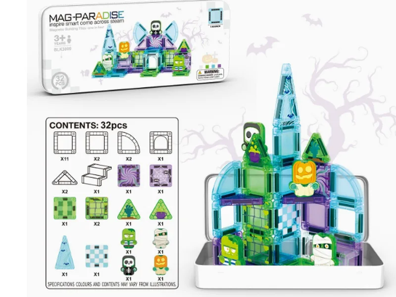 Mag Paradise 32PCS Halloween Tin Box Set