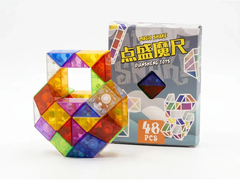 48PCS Magic Snake Twist Puzzle Toy