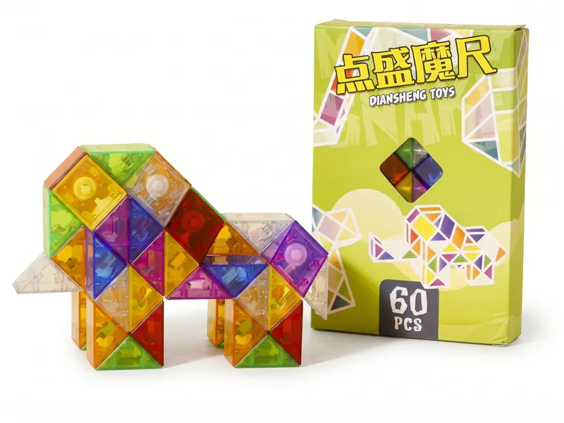 60PCS Magic Snake Twist Puzzle Toy