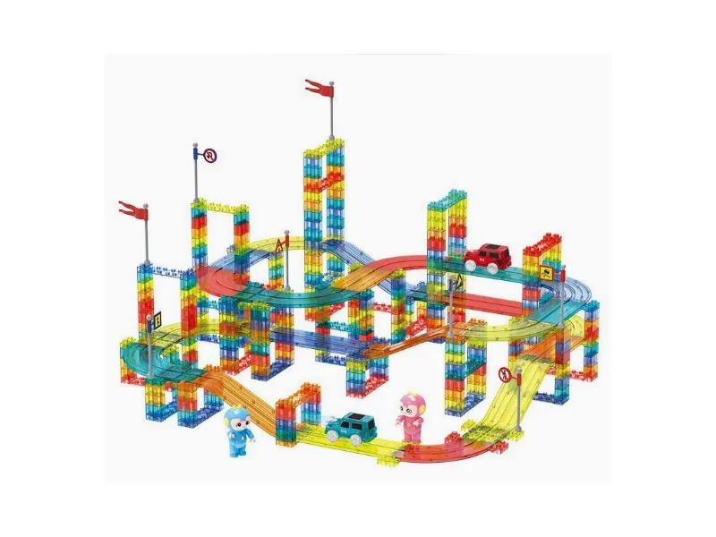 Ultimate Magnetic Race Track Building Block Set