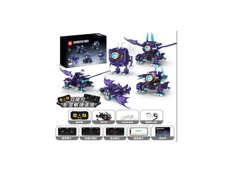 Robots Pro Dragon Warrior - 5in1 RC Robot (K96181)