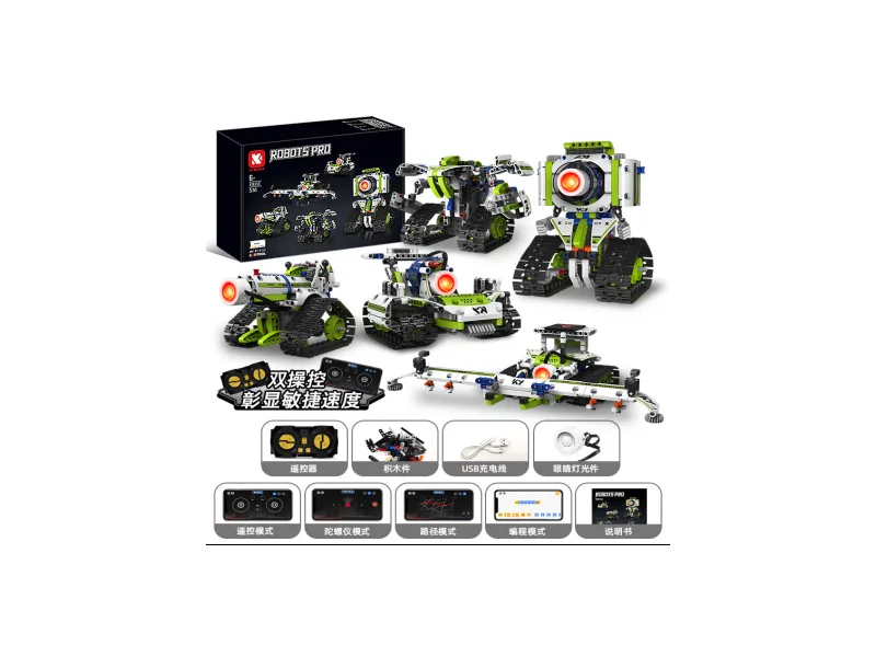 Robots Pro Explorer - 5in1 RC Building Kit (K96180)