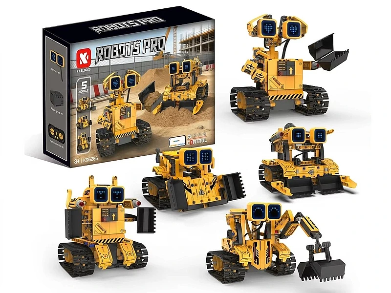 Robots Pro 5in1 Building Block Robot with Remote Control