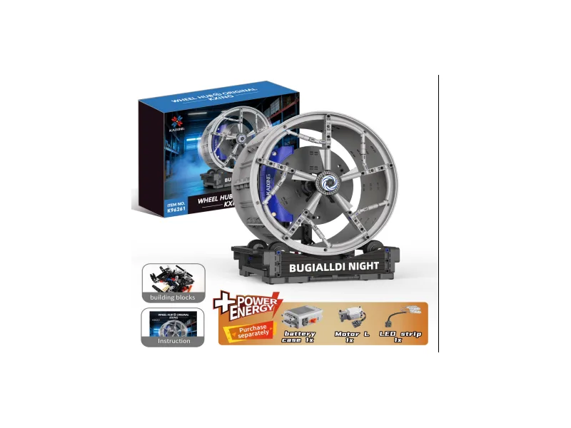 KXING Silver Racing Wheel Hub Building Kit K96261